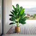 Árbol Artificial Tropical Grande – Planta Decorativa Moderna para Sala, Oficina y Hogar