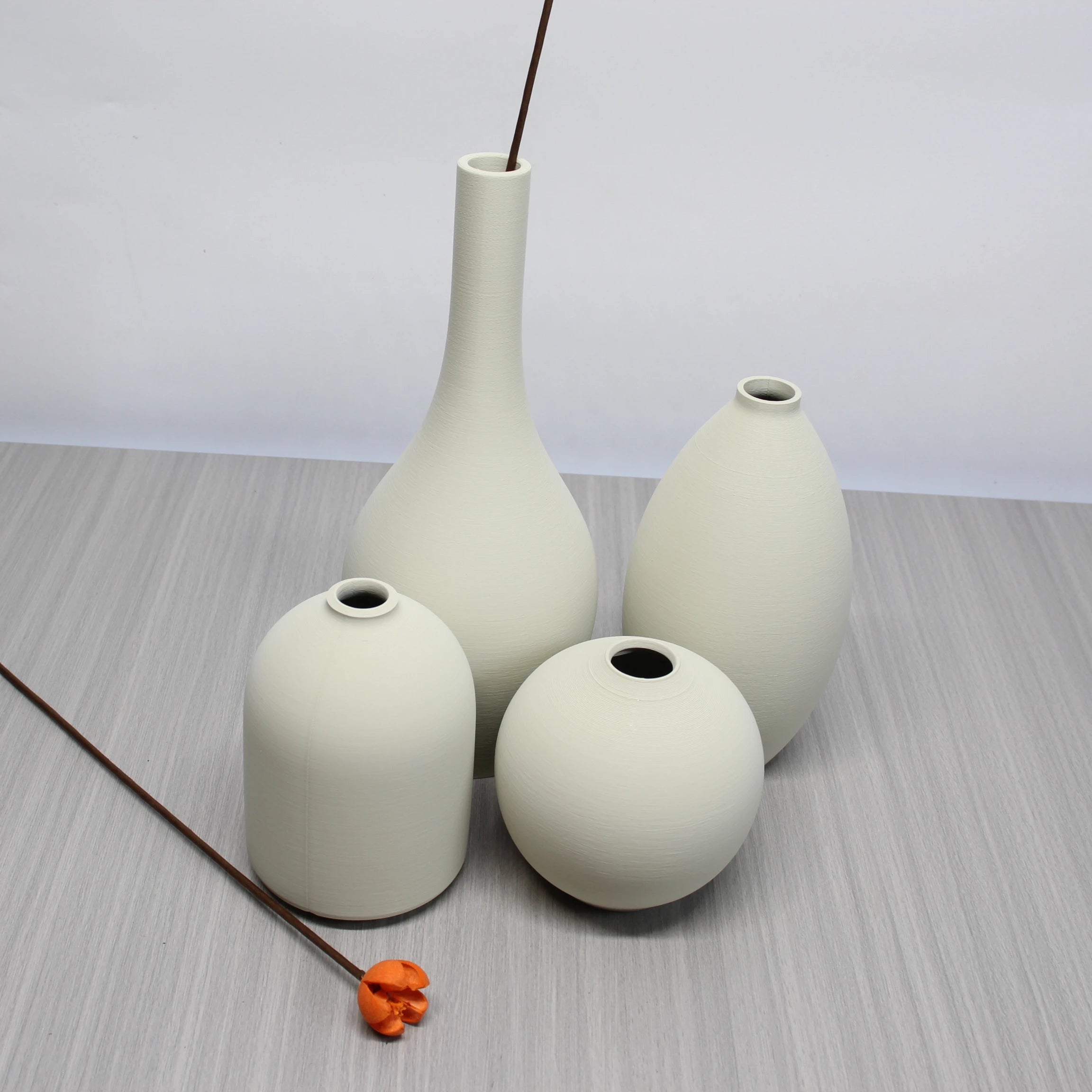 Set de 4 Jarrones Minimalistas Decorativos- Diseño Elegante para el Hogar