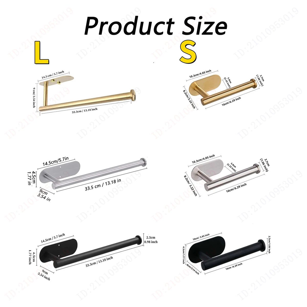 Soporte de Papel Higiénico Moderno – Diseño Minimalista de Acero Inoxidable