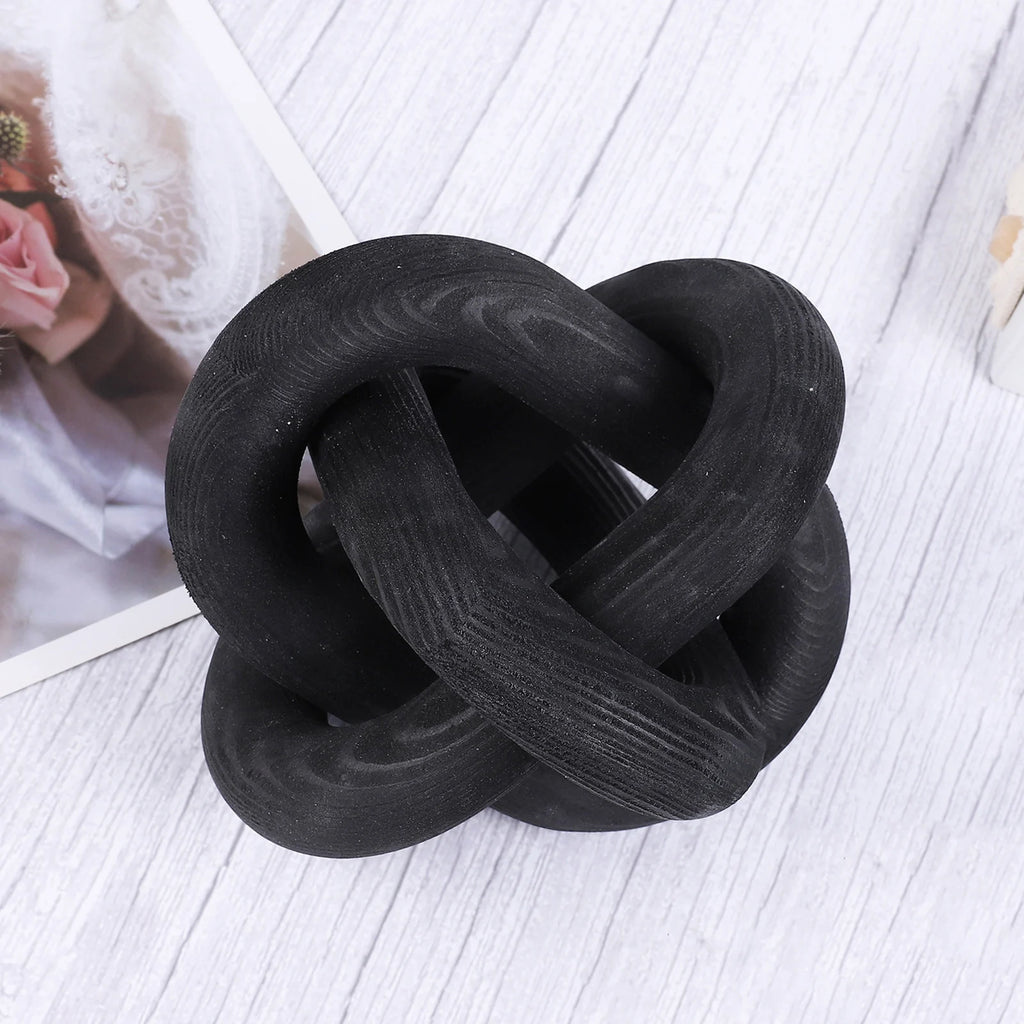 Escultura Nudo Moderna – Decoración Minimalista