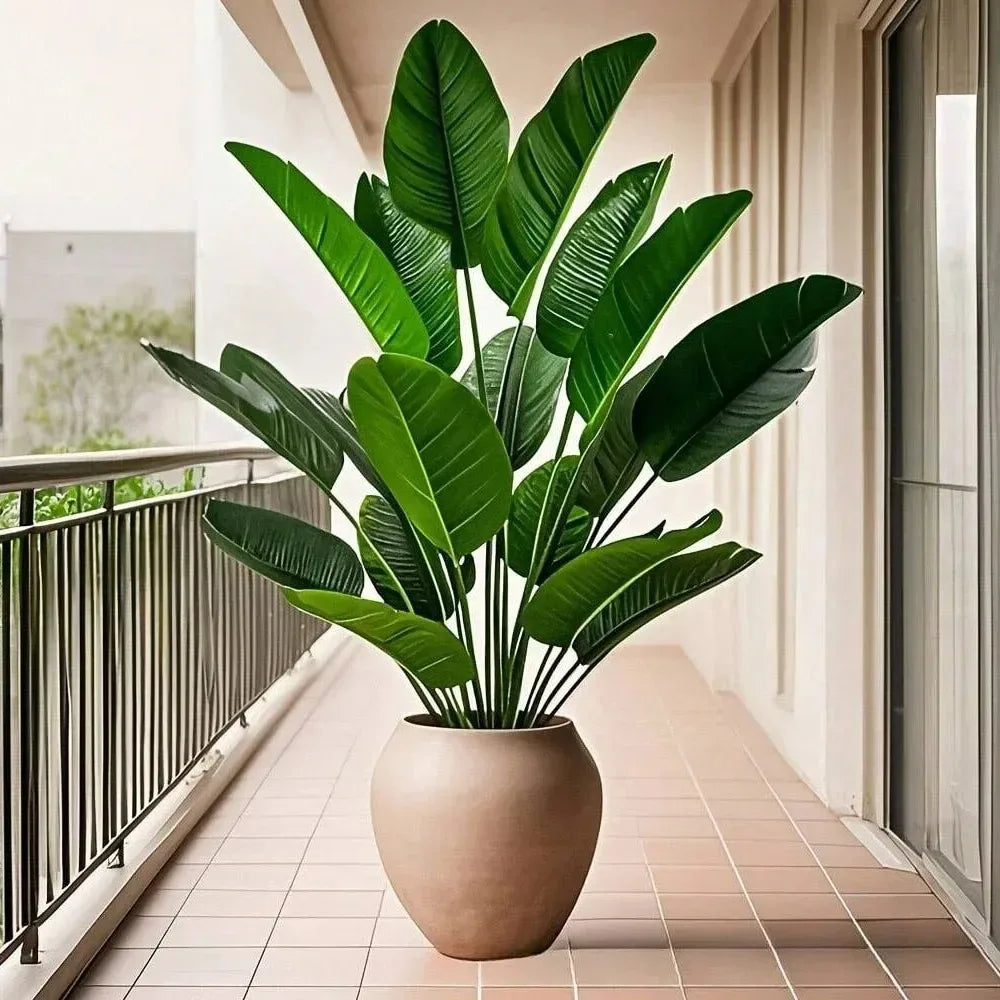 Árbol Artificial Tropical Grande – Planta Decorativa Moderna para Sala, Oficina y Hogar